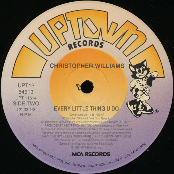 Christopher Williams - Every Little Thing U Do | Uptown Records (UPT12 54613) - 4 Christopher Williams - Every Little Thing U Do | Uptown Records (UPT12 54613) - 4