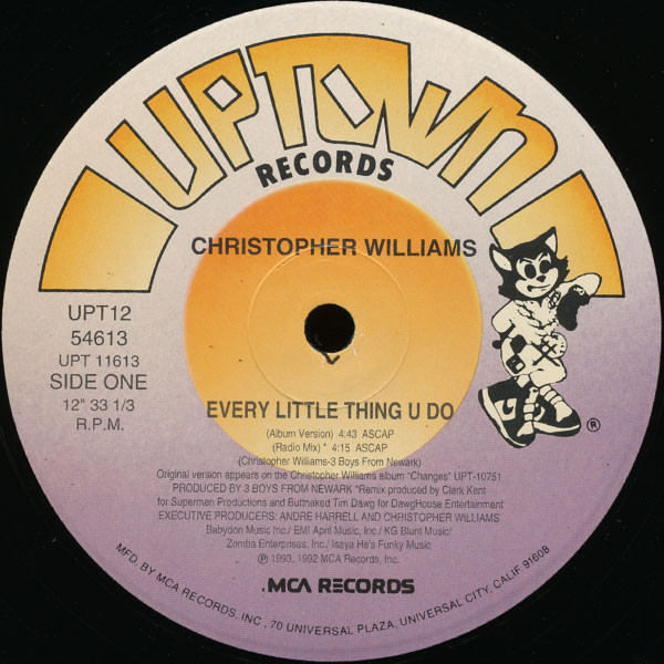 Christopher Williams - Every Little Thing U Do | Uptown Records (UPT12 54613) - 3 Christopher Williams - Every Little Thing U Do | Uptown Records (UPT12 54613) - 3