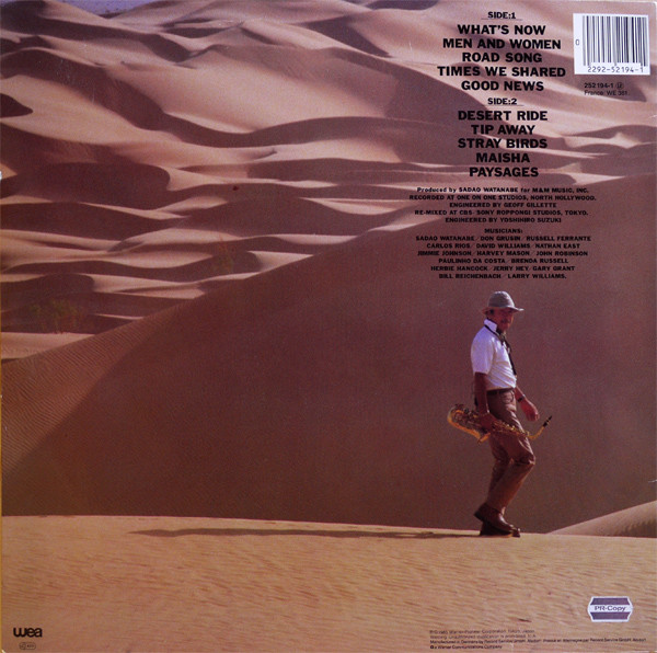 Sadao Watanabe - Maisha | WEA (252 194-1) - 2
