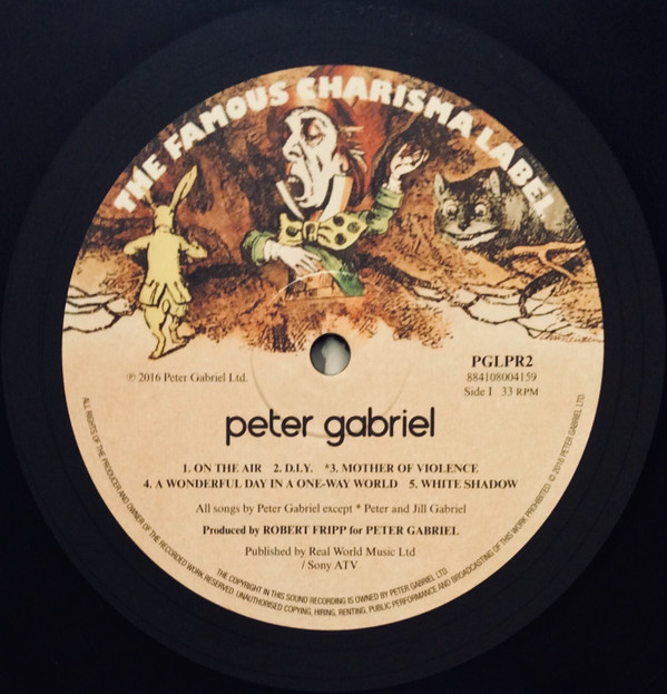 Peter Gabriel - Peter Gabriel | Real World Records (PGLPR2) - 2