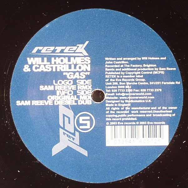 Will Holmes & John Castrillon - Gas | Retek (RETEK5)