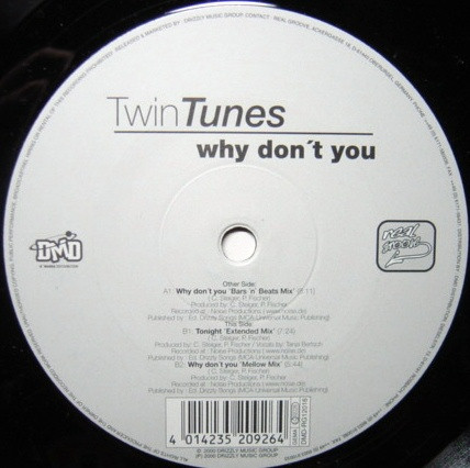 Twin Tunes - Why Don't You | Real Groove (RG 12016) - 3