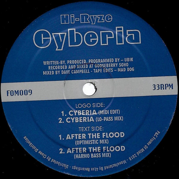 Hi-Ryze - Cyberia / After The Flood | Frame Of Mind (FOM009) Hi-Ryze - Cyberia / After The Flood | Frame Of Mind (FOM009)