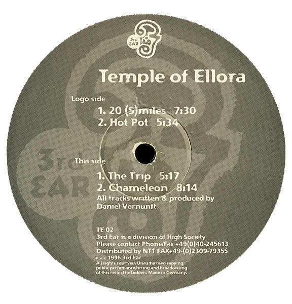 Temple Of Ellora - 20 (S)miles / Hot Pot / The Trip / Chameleon | 3rd Ear (TE 02) - main