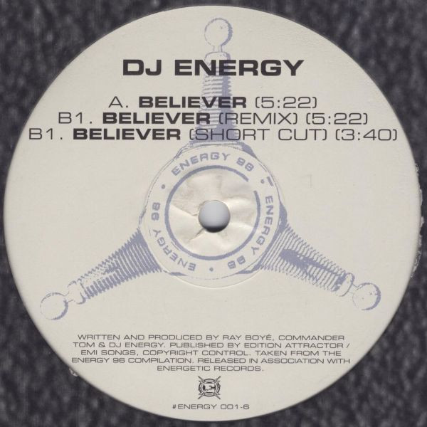 DJ Energy - Believer | Time Unlimited (ENERGY 001-6) - 2 DJ Energy - Believer | Time Unlimited (ENERGY 001-6) - 2