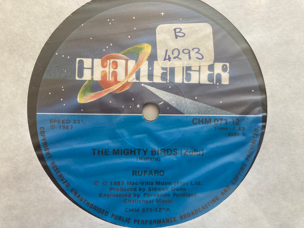 Rufaro - The Mighty Birds | Challenger (CHM 071-12") - 3 Rufaro - The Mighty Birds | Challenger (CHM 071-12") - 3