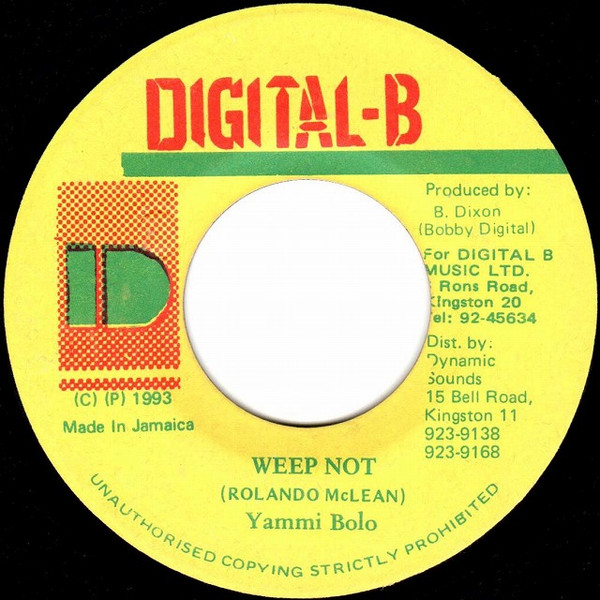 Yami Bolo - Weep Not | Digital-B (none)