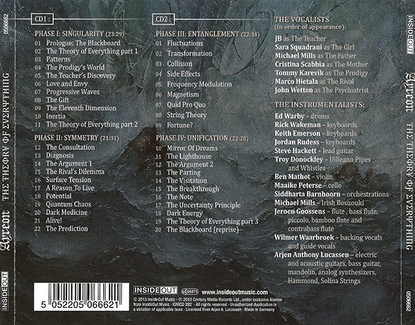Ayreon - The Theory Of Everything | Inside Out Music (IOMCD 392) - 2