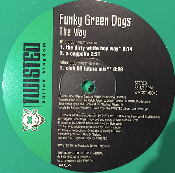 Funky Green Dogs - The Way | Twisted United Kingdom (WMCST 48043) - 2