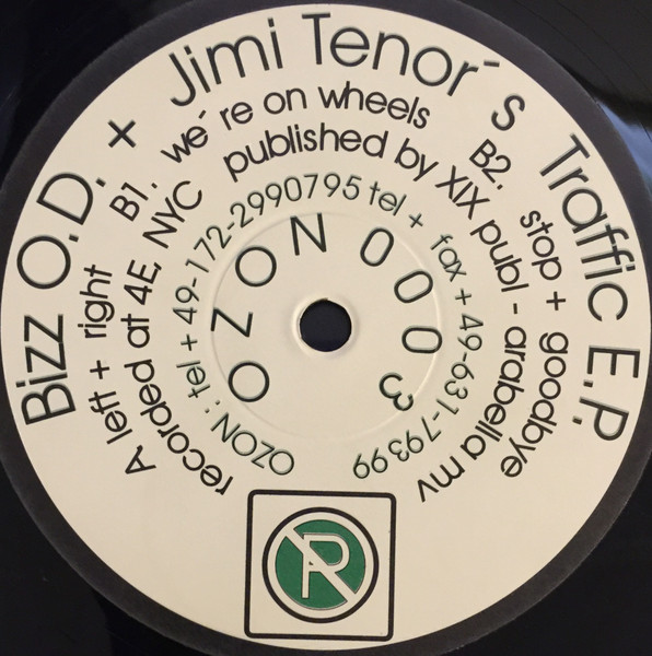 Bizz O.D. + Jimi Tenor - Traffic E.P. | OZON (OZON0003) - 2