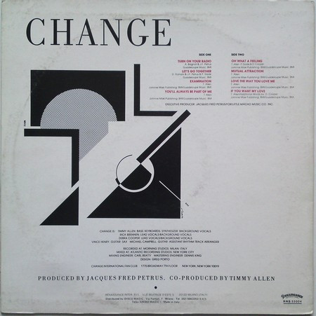 Change - Turn On Your Radio | Renaissance International (RNS 33004) - 2