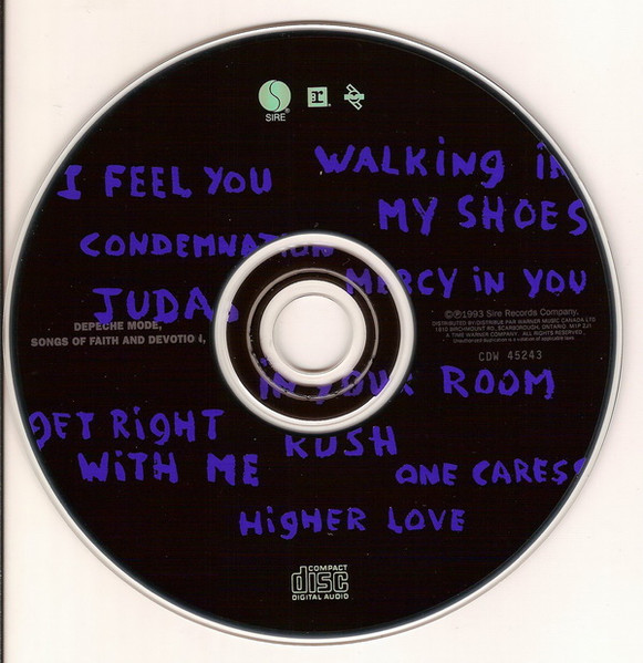 Depeche Mode - Songs Of Faith And Devotion (CD) | Sire (CDW 45243) - 3 Depeche Mode - Songs Of Faith And Devotion (CD) | Sire (CDW 45243) - 3