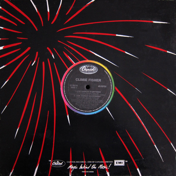 Climie Fisher - Love Changes (Everything) | Capitol Records (CI 75216) - main