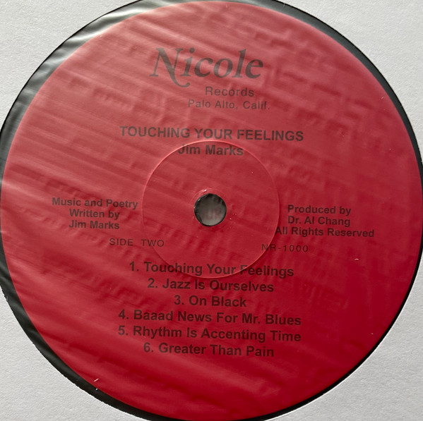 Jim Marks - Touching Your Feelings | Nicole Records (NR 1000) - 3