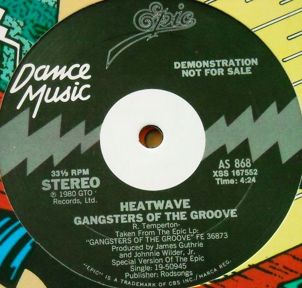 Heatwave - Gangsters Of The Groove | Epic (AS 868)