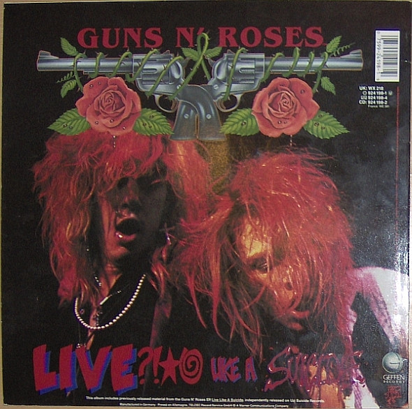 Guns N' Roses - G N' R Lies | Geffen Records (924 198-1)