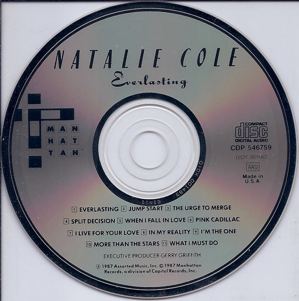 Natalie Cole - Everlasting | Manhattan Records (CDP 546759)