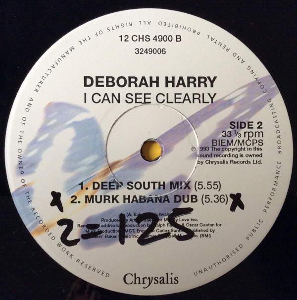 Deborah Harry - I Can See Clearly | Chrysalis (12CHS 4900) - 4