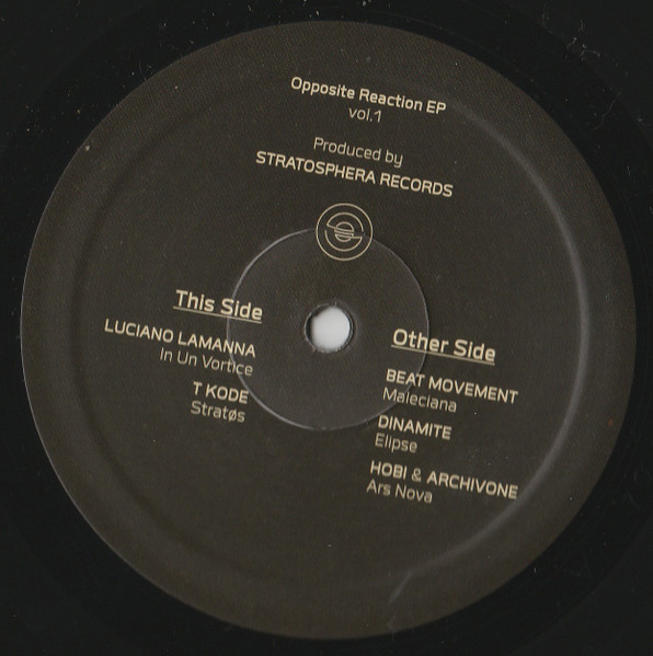 Various - Opposite Reaction EP Vol.1 | Stratosphera Records (STRATOSPHERA 01)