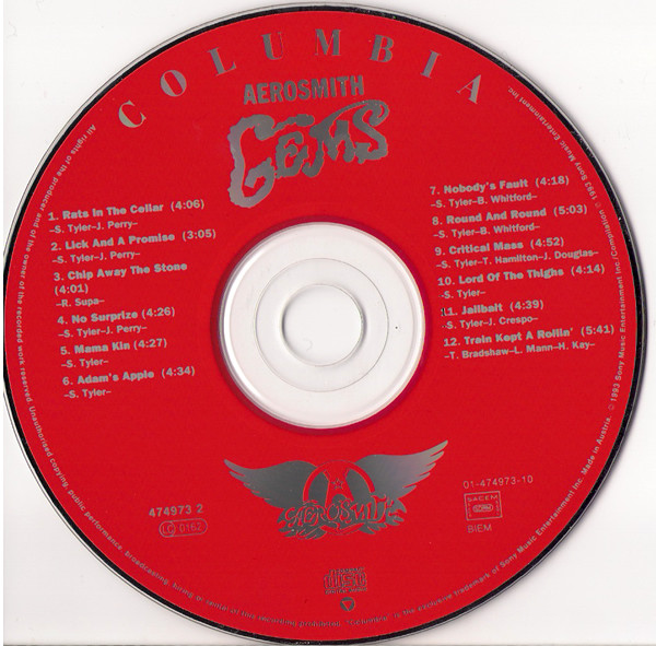 Aerosmith - Gems | Columbia (491236 2) - 4