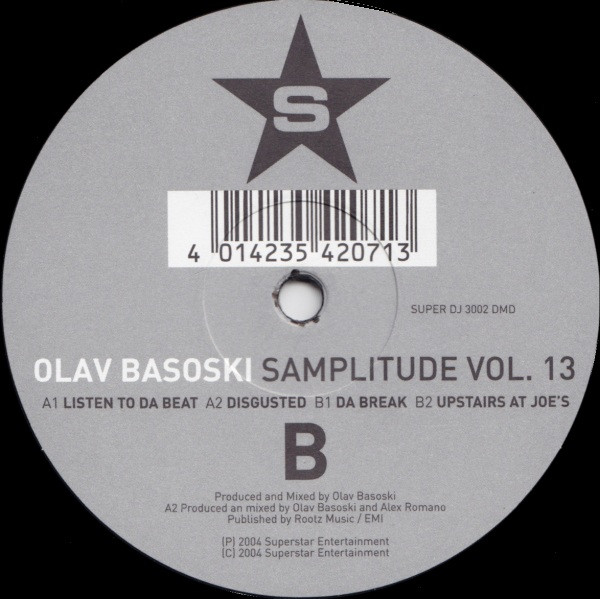 Olav Basoski - Samplitude Vol. 13 | Superstar Recordings (SUPER DJ 3002 DMD) - 2