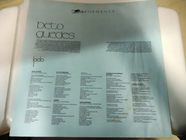 Beto Guedes - Performance | EMI (066 792845 1) - 3 Beto Guedes - Performance | EMI (066 792845 1) - 3