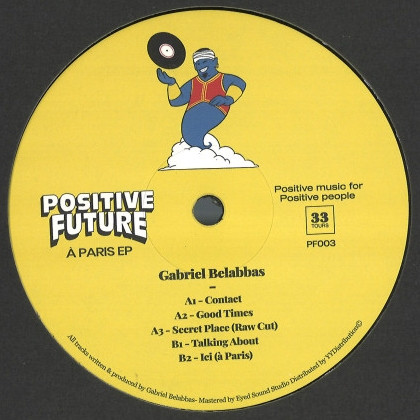 Gabriel Belabbas - À Paris EP | Positive Future Music (PF003) - 2