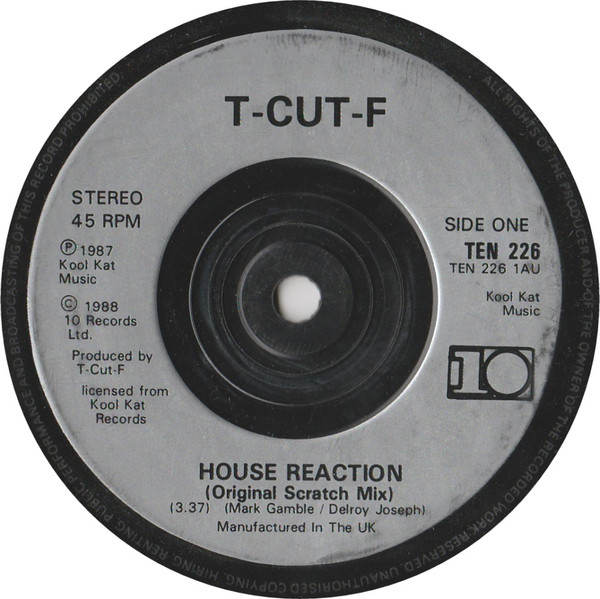 T-CUT-F - House Reaction | 10 Records (TEN 226)