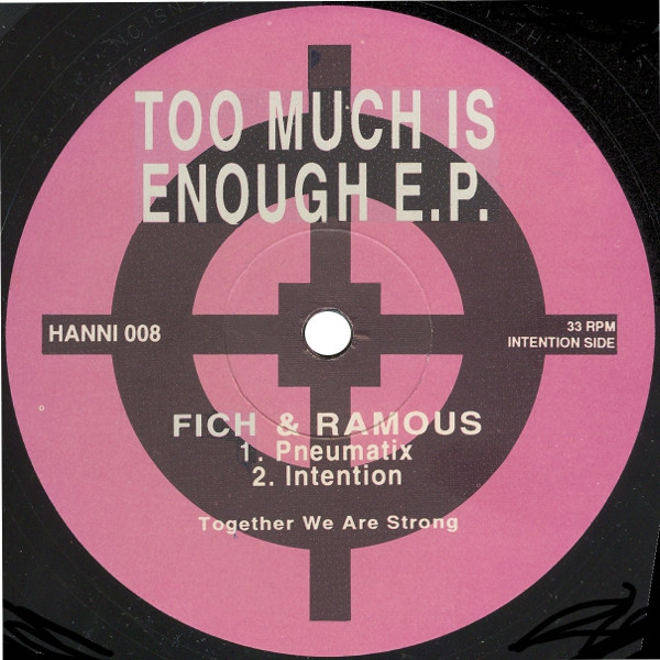 Fich & Ramous - Too Much Is Enough E.P. | Outcast Clan (HANNI 008) - 2 Fich & Ramous - Too Much Is Enough E.P. | Outcast Clan (HANNI 008) - 2