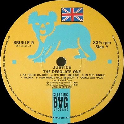 Just-Ice - The Desolate One | Sleeping Bag Records (SBUKLP 5) - 4 Just-Ice - The Desolate One | Sleeping Bag Records (SBUKLP 5) - 4