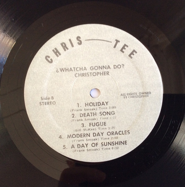 Christopher - What'cha Gonna Do? | Lion Productions (LION LP-101D) - 4 Christopher - What'cha Gonna Do? | Lion Productions (LION LP-101D) - 4
