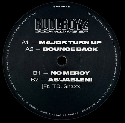 Rudeboyz - Gqomwave EP | Goon Club Allstars (GCA007) - 2 Rudeboyz - Gqomwave EP | Goon Club Allstars (GCA007) - 2
