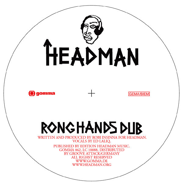 Headman - Ronghands | Gomma (Gomma 062)