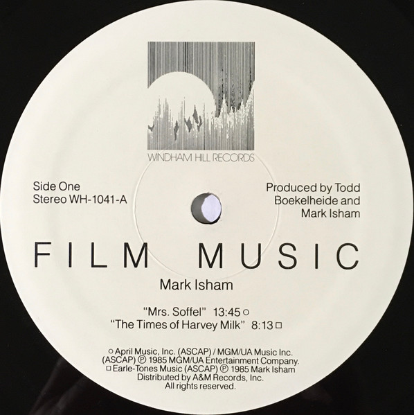 Mark Isham - Film Music | Windham Hill Records (WH-1041) - 3