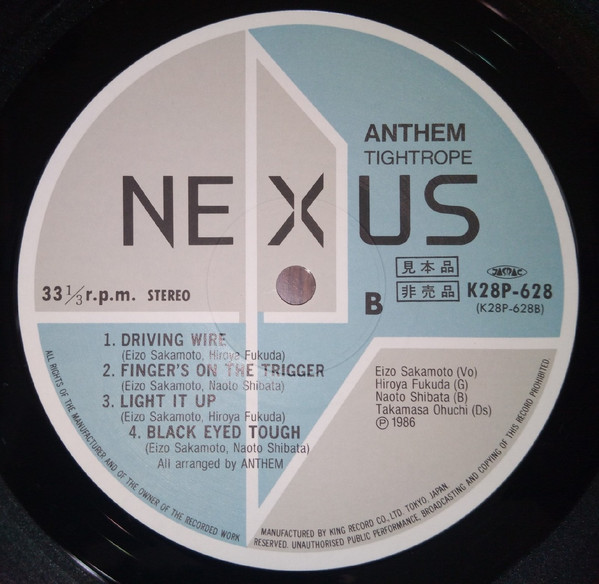 Anthem - Tightrope | Nexus (K28P 628) - 4