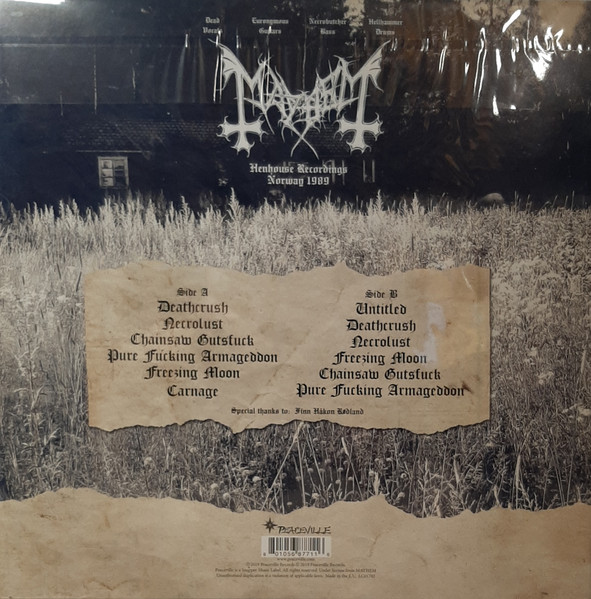 Mayhem - Henhouse Recordings | Peaceville (VILELP771) - 2