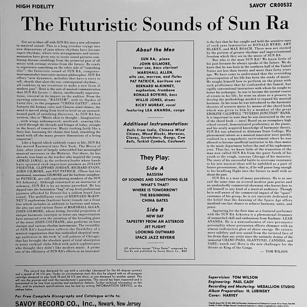 Sun Ra - The Futuristic Sounds Of Sun Ra (60th Anniversary Edition) | Craft Recordings (CR00532) - 2