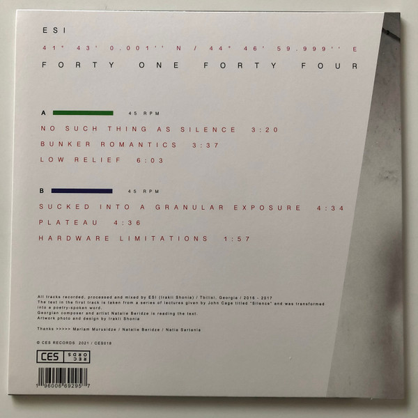 Esi - Forty One Forty Four | CES Records (CES018) - 3 Esi - Forty One Forty Four | CES Records (CES018) - 3