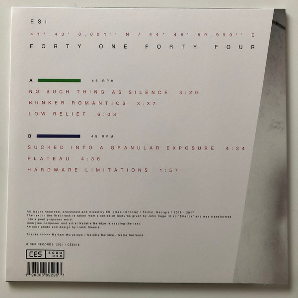 Esi - Forty One Forty Four | CES Records (CES018)