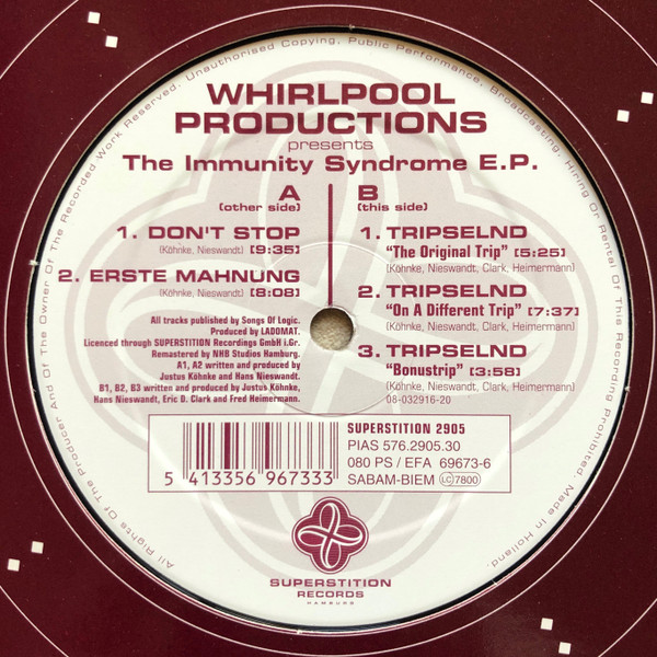 Whirlpool Productions - The Immunity Syndrome E.P. | Superstition (SUPERSTITION 2905)