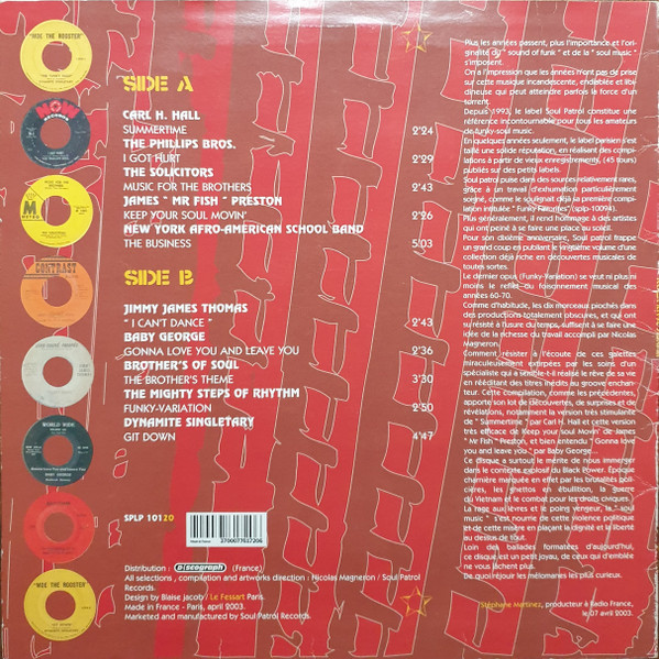 Various - Funky Variation (10 Super Rare Original Funk Monsters From The Late 60's) | Soul Patrol Records (SPLP 10120) - 2 Various - Funky Variation (10 Super Rare Original Funk Monsters From The Late 60's) | Soul Patrol Records (SPLP 10120) - 2