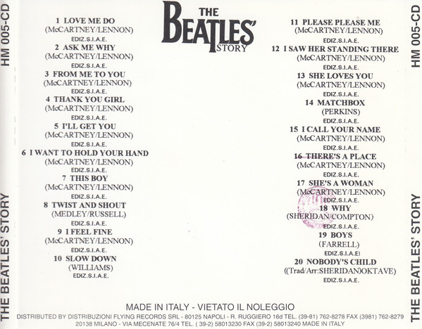 The Beatles - The Beatles' Story | Not On Label (The Beatles) (HM 005-CD) - 4