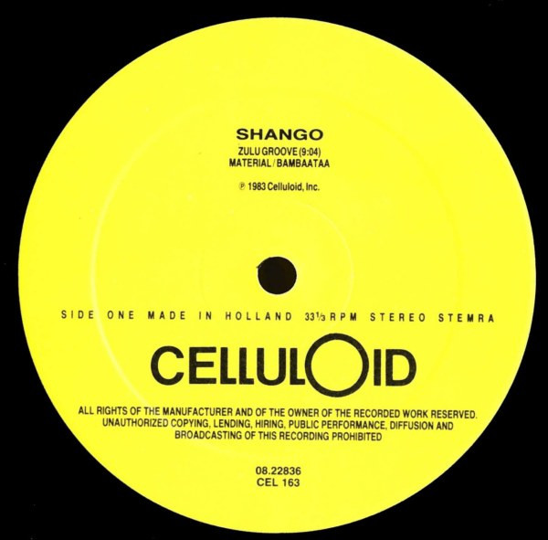 Shango - Zulu Groove | Celluloid (CEL 163) - 3