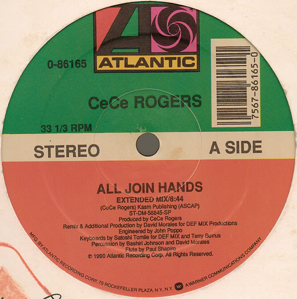 CeCe Rogers - All Join Hands | Atlantic (0-86165) - 3