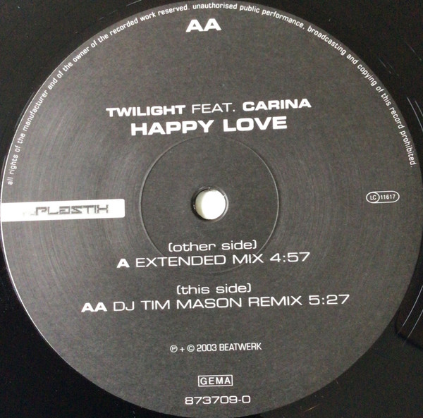 Twilight Feat. Carina - Happy Love | Triebwerk (873709-0) - 4