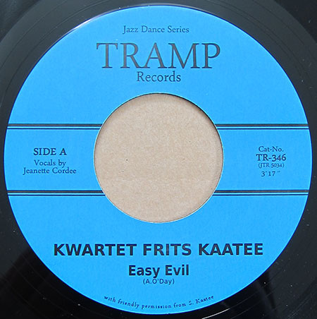 Kwartet Frits Kaatee + Jeanette Cordee - Easy Evil | Tramp Records (TR-346)