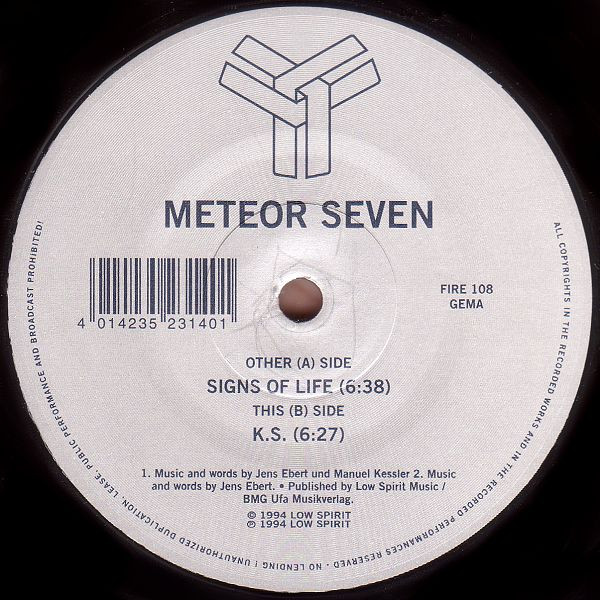 Meteor Seven - Signs Of Life | Fire Recordings (FIRE 108)