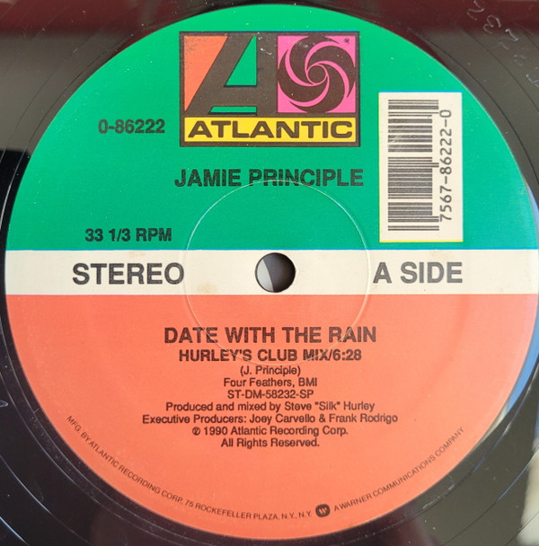 Jamie Principle - Date With The Rain | Atlantic (0-86222)