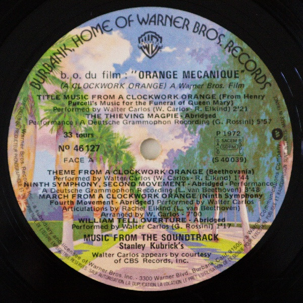 Various - Orange Mecanique | Warner Bros. Records (46.127) - 3