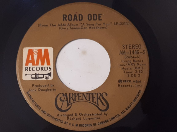 Carpenters - Yesterday Once More | A&M Records (AM-1446-S) - 2